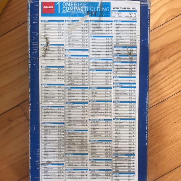 Allen Sports Folding Bicycle Carrier Model MT-1 - Picture 16 of 16